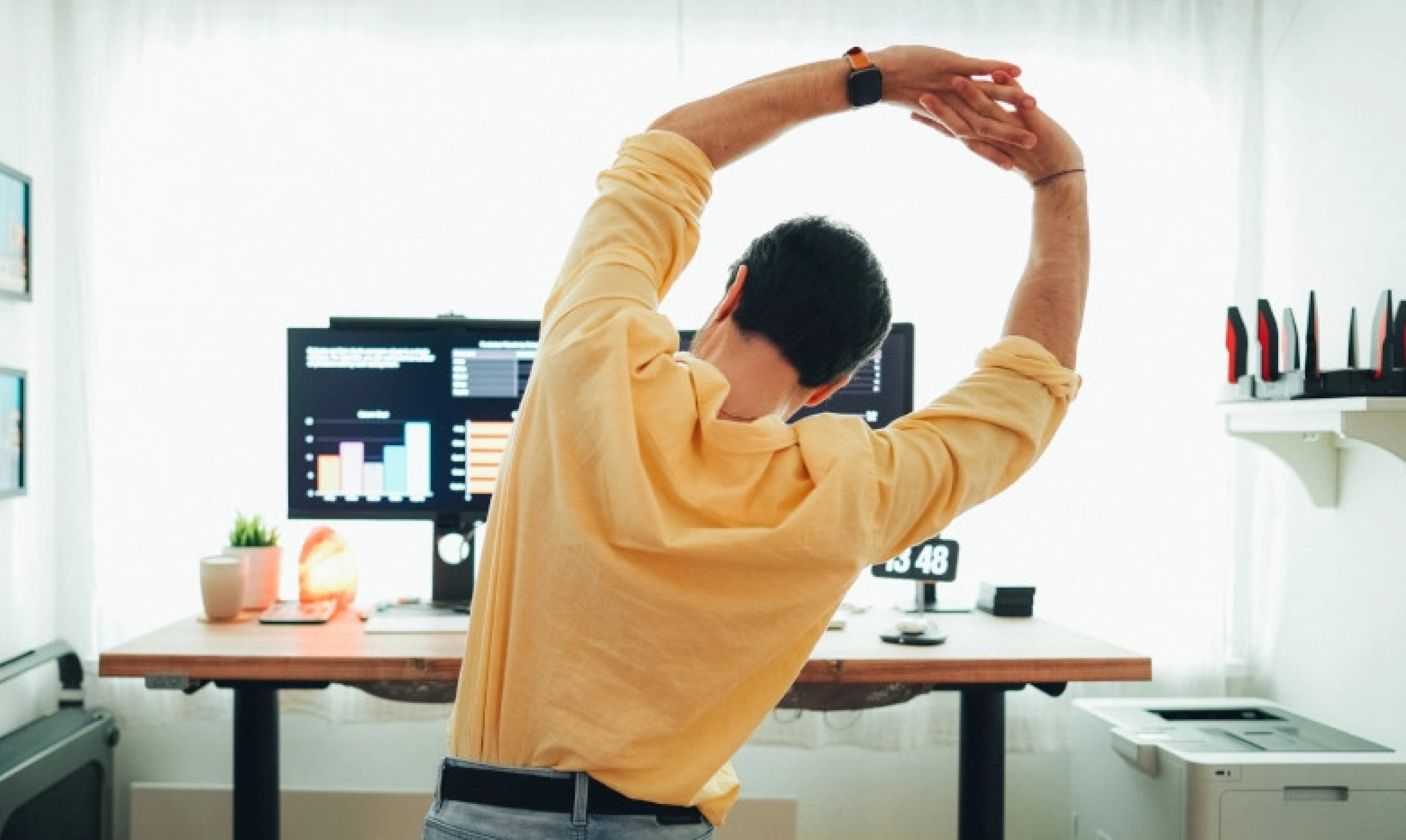 Télétravail : 5 exercices simples pour rester actif et en forme